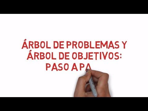 Cómo hacer un ÁRBOL de problemas y objetivos -  Metodología Marco Lógico (parte 2 y 3) thumbnail