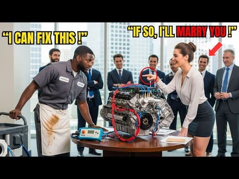 Female CEO Mocked a Black Mechanic: “Fix This Engine and I’ll Marry You” — Then He Did thumbnail