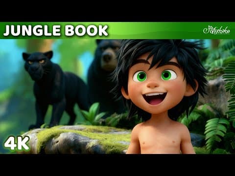 The Jungle Book Mowgli 🌴 | 3D 4K | Stories in English thumbnail