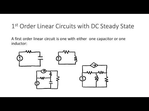 1st Order Circuits thumbnail