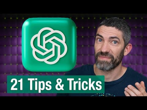 How to Maximize ChatGPT with 21 Effective Tips thumbnail