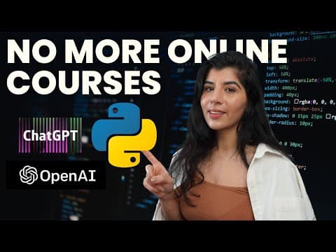 How to Learn Python FAST with ChatGPT? thumbnail