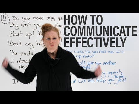 How to communicate effectively & GET RESULTS! thumbnail