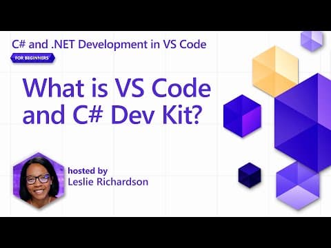What is VS Code and C# Dev Kit? [Pt 1] | C# and .NET Development in VS Code for Beginners thumbnail