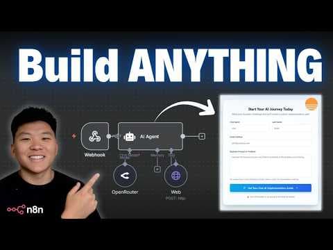 How to Build an AI Lead Magnet App with Base44 and n8n thumbnail