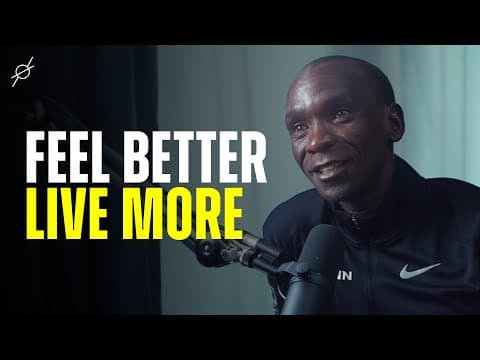 WATCH Eliud Kipchoge Drop Wisdom In Rare Podcast Appearance—From Feel Better, Live More thumbnail