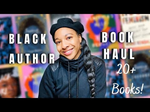 BLACK AUTHORS🎀📚 20+ Book Haul [CC] thumbnail