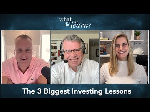 The 3 Biggest Investing Lessons of the Year | WDWL thumbnail
