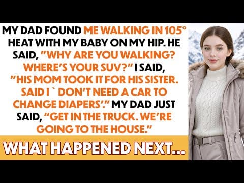 Dad Asked Why Didn't You Drive — I Said My Husband's Mother Took My Car to 'Put Me In My Place'... thumbnail