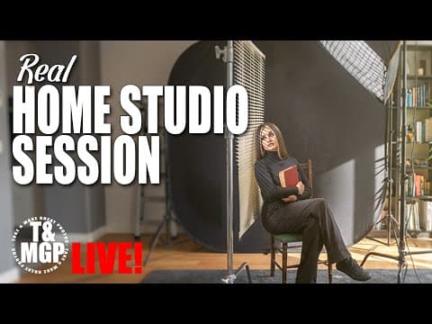 Real Small Home Studio Portraits | LIVE with Gavin Hoey thumbnail