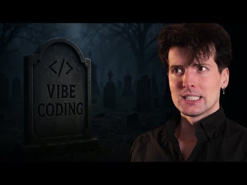 Vibe coding is already dead thumbnail