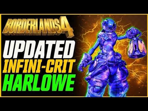 UPDATED Green Tree Harlowe is INSANE! // Borderlands 4 Infini-Crit Harlowe (UVH5) thumbnail
