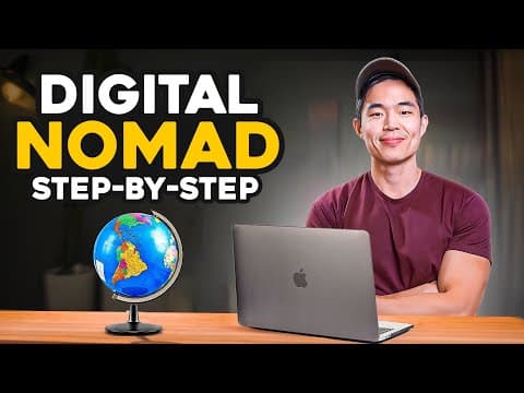 How to Become a Digital Nomad for Beginners (Full Tutorial) thumbnail