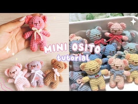 Mini Teddy COQUETTE 🎀 , aprende  a tejer este TIERNO OSITO amigurumi🧸 thumbnail