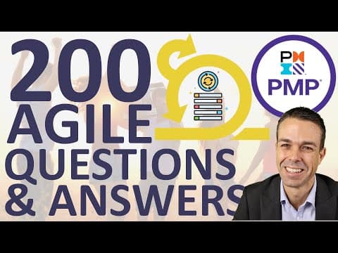 200 AGILE PMP Questions and Answers - the BEST Preparation for the Exam! thumbnail