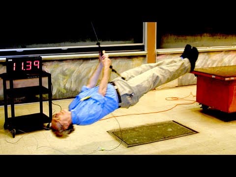 8.01x - Lect 10 - Hooke's Law, Springs, Pendulums, Simple Harmonic Motion thumbnail