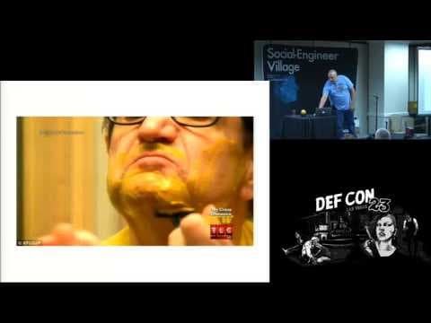 DEF CON 23 - Social Engineering Village - Noah Beddome - Yellow Means Proceed with Caution thumbnail