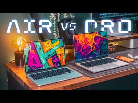 MacBook Air M4 vs MacBook Pro M5: Not What You Expected! thumbnail