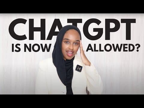 How To Use AI and ChatGPT With Your Personal Statement (UCAS ALLOWS THESE TIPS) thumbnail