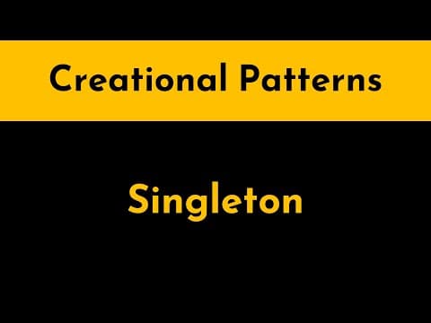 The Singleton Pattern Explained and Implemented in Java | Creational Design Patterns | Geekific thumbnail
