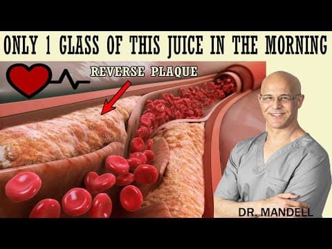 1 GLASS OF THIS JUICE IN THE MORNING...REVERSE CLOGGED ARTERIES & LOWER HIGH BLOOD PRESSURE thumbnail