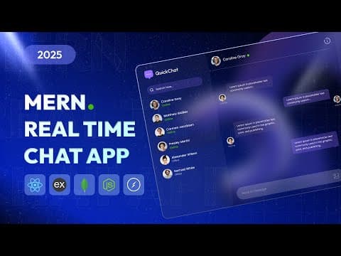 How To Make MERN Stack Chat App With Socket.io | Build Real-Time Full Stack Chat Application thumbnail