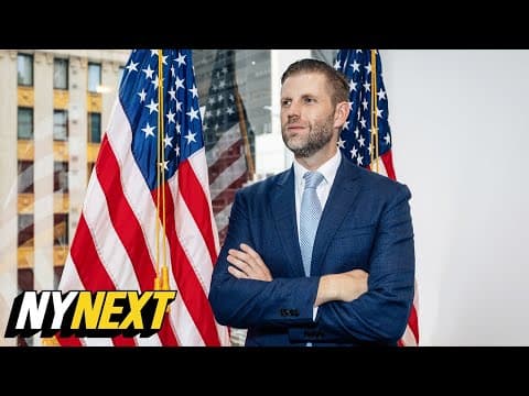 Eric Trump Touts Bitcoin as New Gold — And Claims Dad Will Lead the Crypto Revolution | NYNext thumbnail