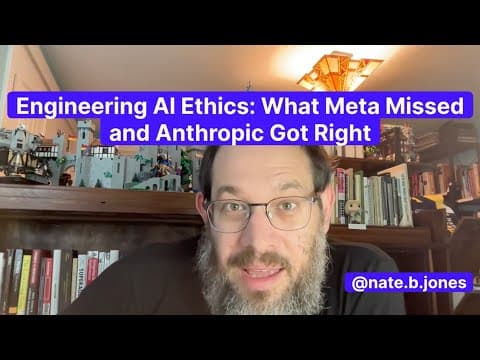 Engineering AI Ethics: What Meta Missed and Anthropic Got Right thumbnail