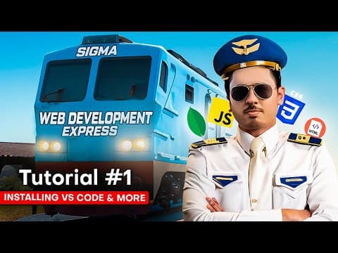 Installing VS Code & How Websites Work | Sigma Web Development Course - Tutorial #1 thumbnail