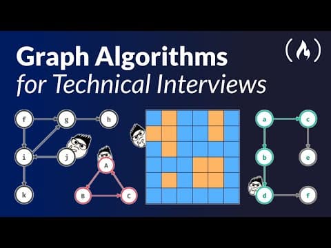 Graph Algorithms for Technical Interviews - Full Course thumbnail