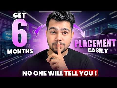 SUPERFAST 6 Months Placement Roadmap to Follow in 2025! #jobs thumbnail