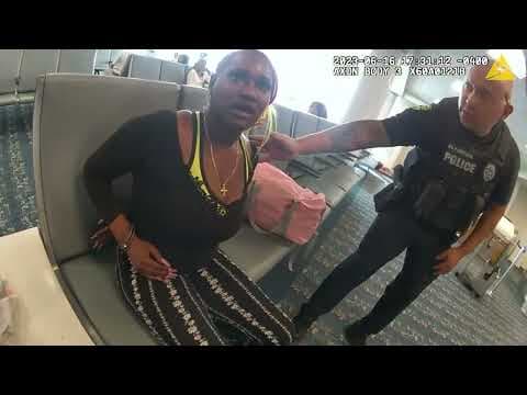 Woman Attacks Her Boyfriend At The Airport thumbnail