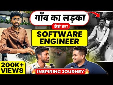 A Small Village to Software Engineer! Tier-3 College to IRCTC to Product Company🔥 Frontend Journey thumbnail