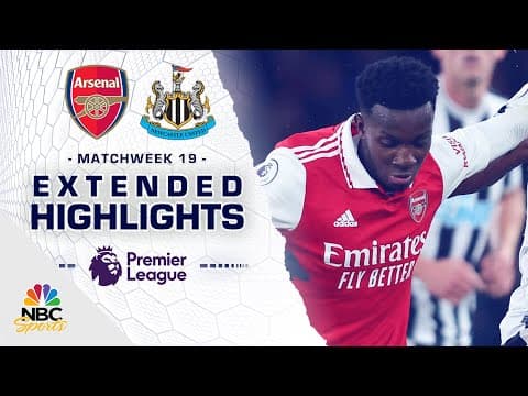 Arsenal v. Newcastle United | PREMIER LEAGUE HIGHLIGHTS | 1/3/2023 | NBC Sports thumbnail