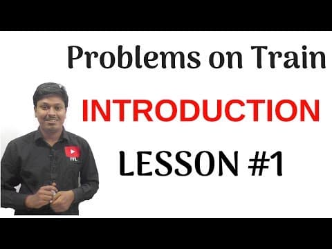 Problems on Train_Lesson-1(Introduction) thumbnail