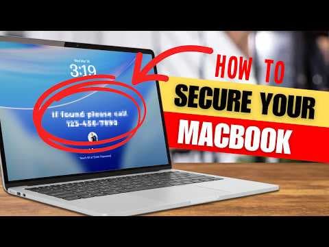 19 Simple Macbook Security Tips for 2026 (15 min) thumbnail