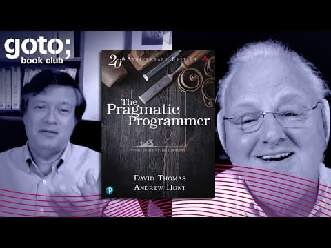 Anniversary Edition of The Pragmatic Programmer • Dave Thomas & Andy Hunt • GOTO 2020 thumbnail