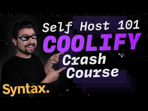 Coolify Crash Course | Self Host 101 | Secure Set up thumbnail