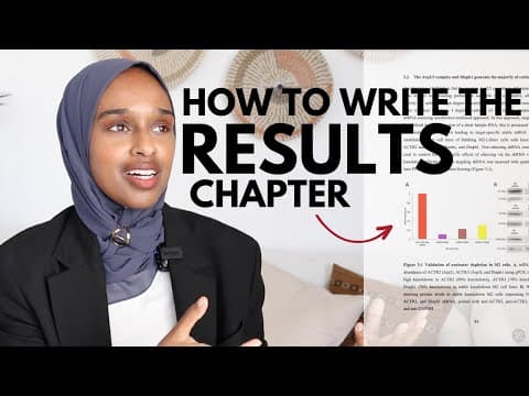 How to Write a Results Chapter for Your Dissertation thumbnail