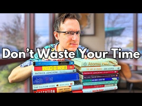 STOP Reading Self Help Books, Read THESE Instead thumbnail