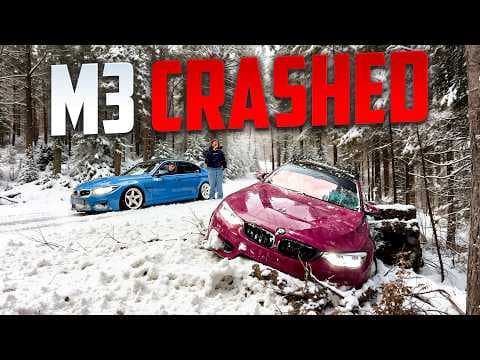 We DESTROYED two M3 F80 chasing some Snow in Croatia! thumbnail