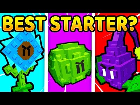 WHICH IS THE BEST STARTER UNIT?! (Garden Tower Defense) thumbnail