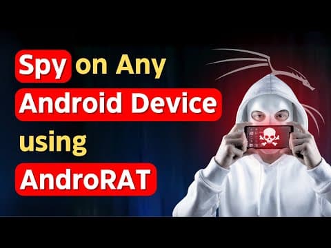 How to Spy on Any Android Device using AndroRAT in Kali Linux? thumbnail
