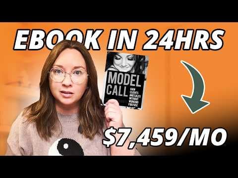 The CORRECT Way to Write an Ebook with ChatGPT (and sell it!) thumbnail