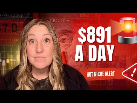 This Amazon KDP Niche  Makes $891 a DAY thumbnail