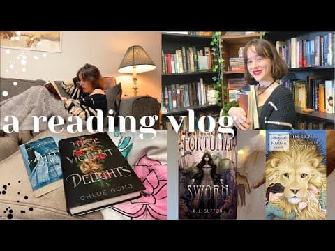 Retellings, Romance & Wrapping Gifts 🎁 a reading vlog thumbnail