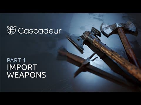 Working with Weapons in Cascadeur | Part 01 - Import thumbnail