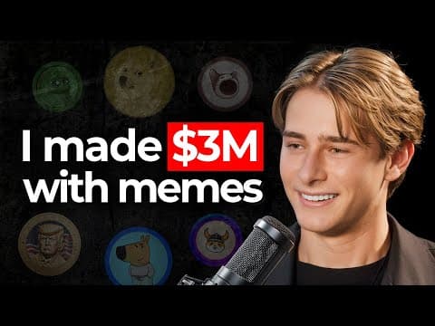 Memecoin Millionaire at 17: How to Spot Trends Early and Get Rich in 2025 thumbnail