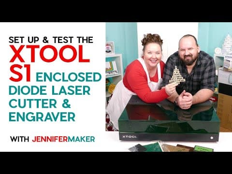 xTool S1 Enclosed Diode Laser Cutter: Unboxing, Setup, & Playtest! thumbnail