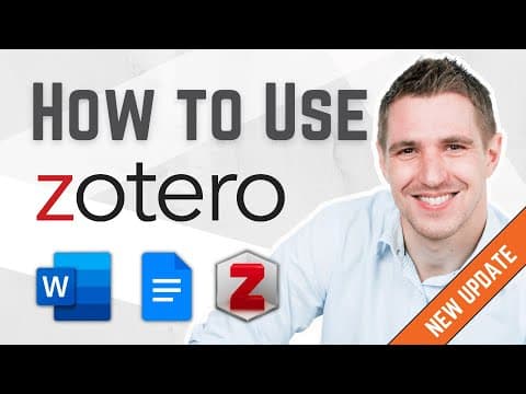 How To Use Zotero (Including Zotero Connector) - Full Tutorial With Examples thumbnail
